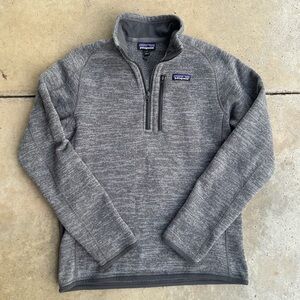 Patagonia Charcoal Quarter-Zip Fleece